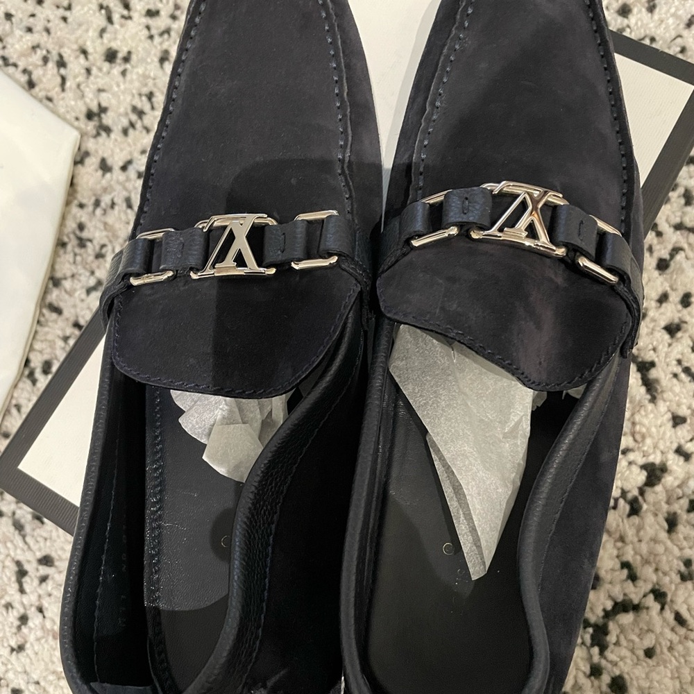 Louis Vuitton Suede Men’s Moccasin Loafers M 11 LV/12 US